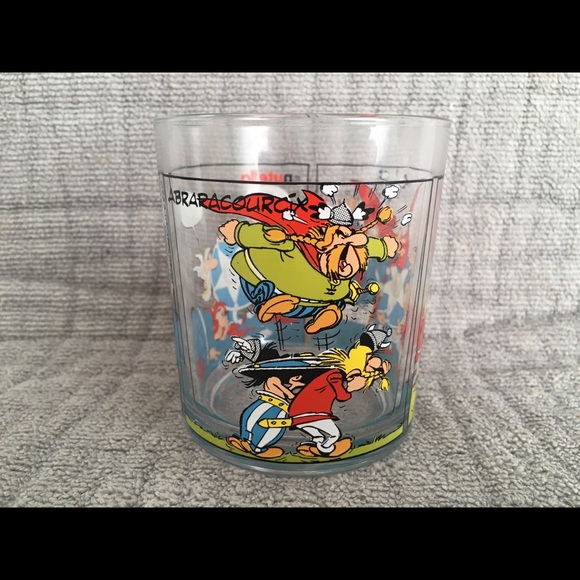 Asterix & Obelix Nutella Glass Abraracourcix